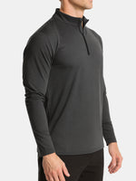Men's Slim Fit Half-Zip Performance Long Sleeve Shirt Eleven Oasis