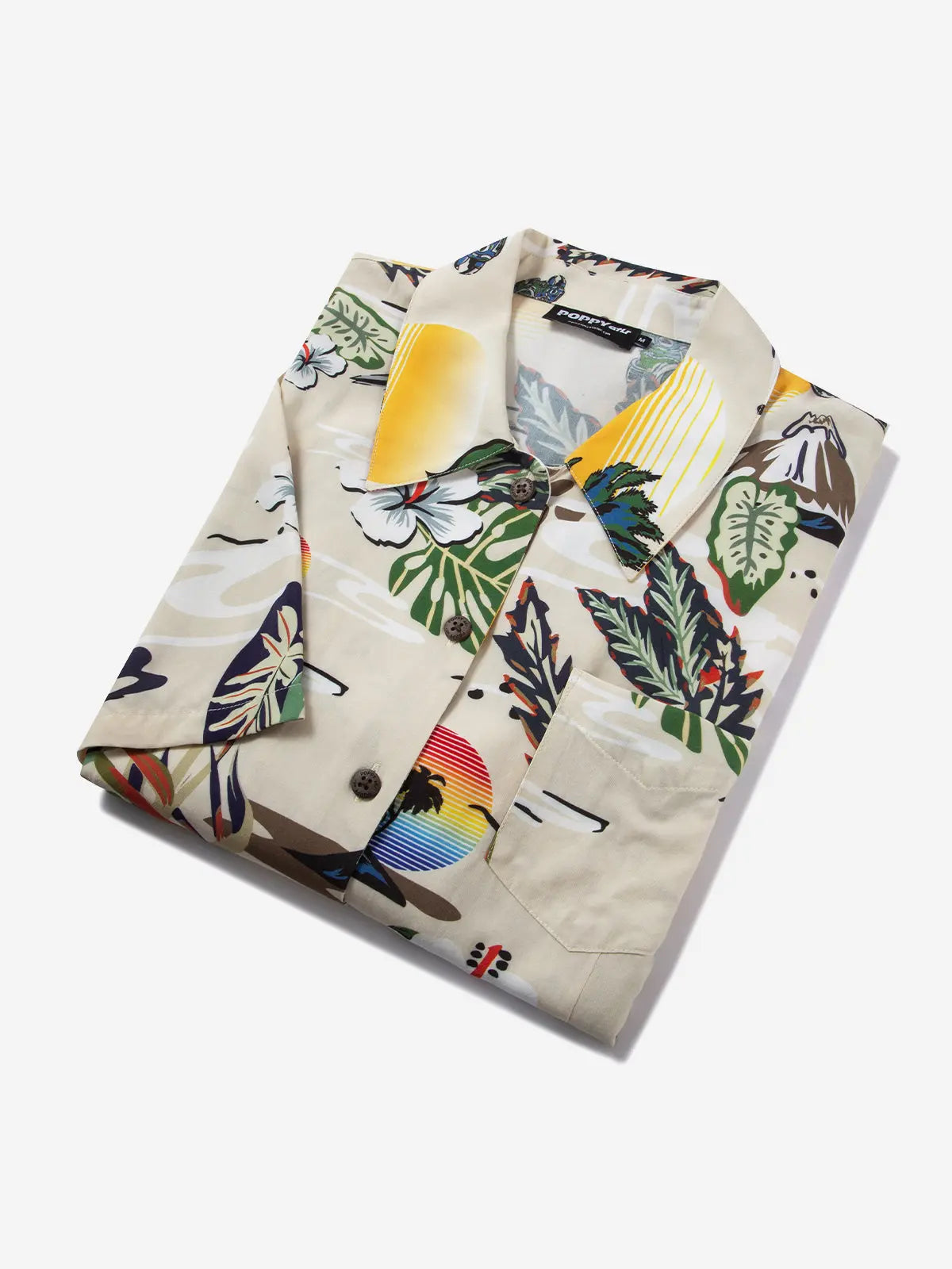POPPY ATLR Men's Electronic Aloha Shirt POPPY ATLR