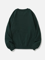 Men's Classic Vintage Detail Crew Neck Sweatshirt Eleven Oasis