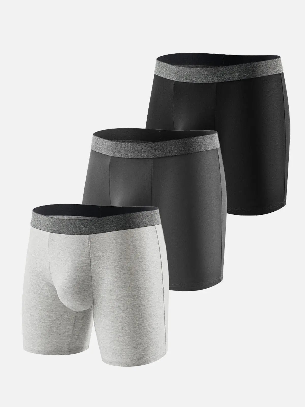 Men's Long-Leg Stretch Boxer Briefs Eleven Oasis