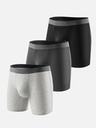 Men's Long-Leg Stretch Boxer Briefs Eleven Oasis