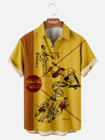 Men's Pee Chee Folder Front and Back Cover Nostalgia Shirt ElevenOasis