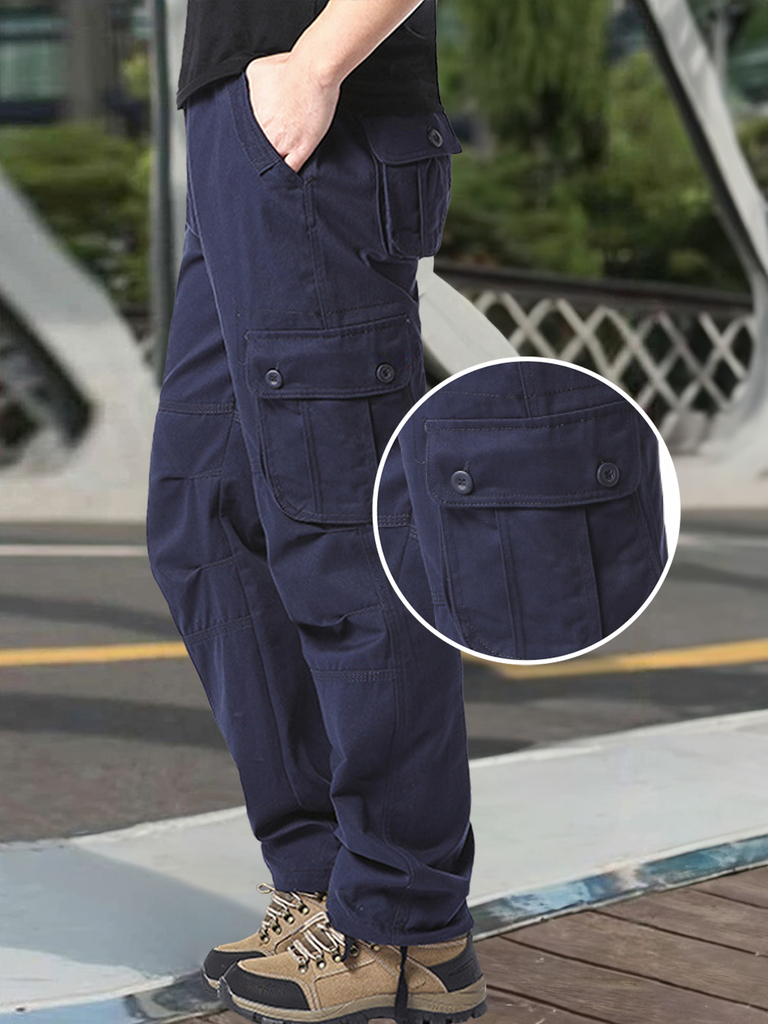 Men's Multi-Pocket Work Cargo Pants Eleven Oasis