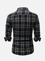 Men's Classic Plaid Long Sleeve Shirt Eleven Oasis