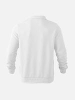 Men's Black Textured Half-Zip Pullover Sweatshirt Eleven Oasis