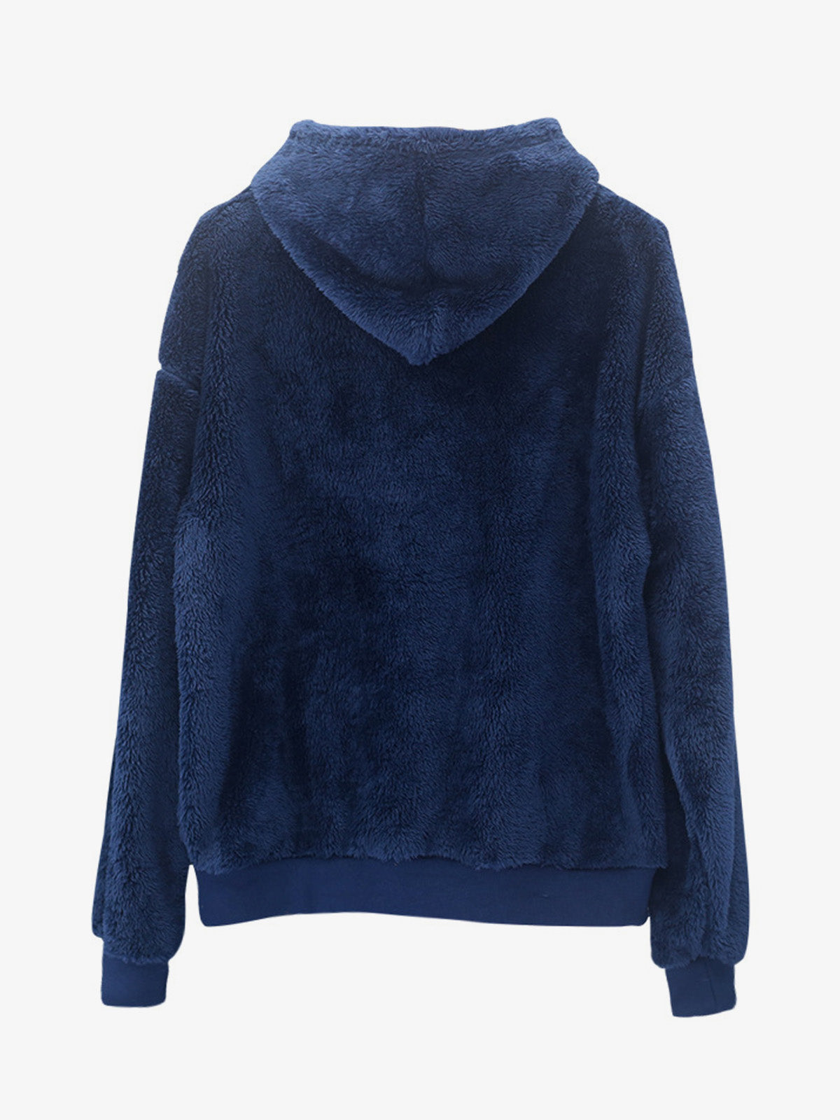 Men's Plush Sherpa Fleece Hoodie Eleven Oasis