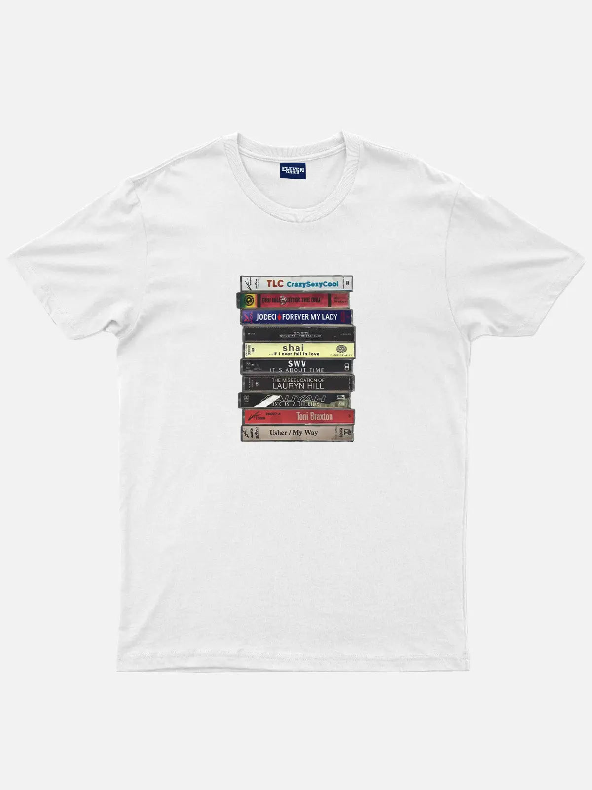 R&B Cassette Stack Cotton Short Sleeve Shirt Eleven Oasis