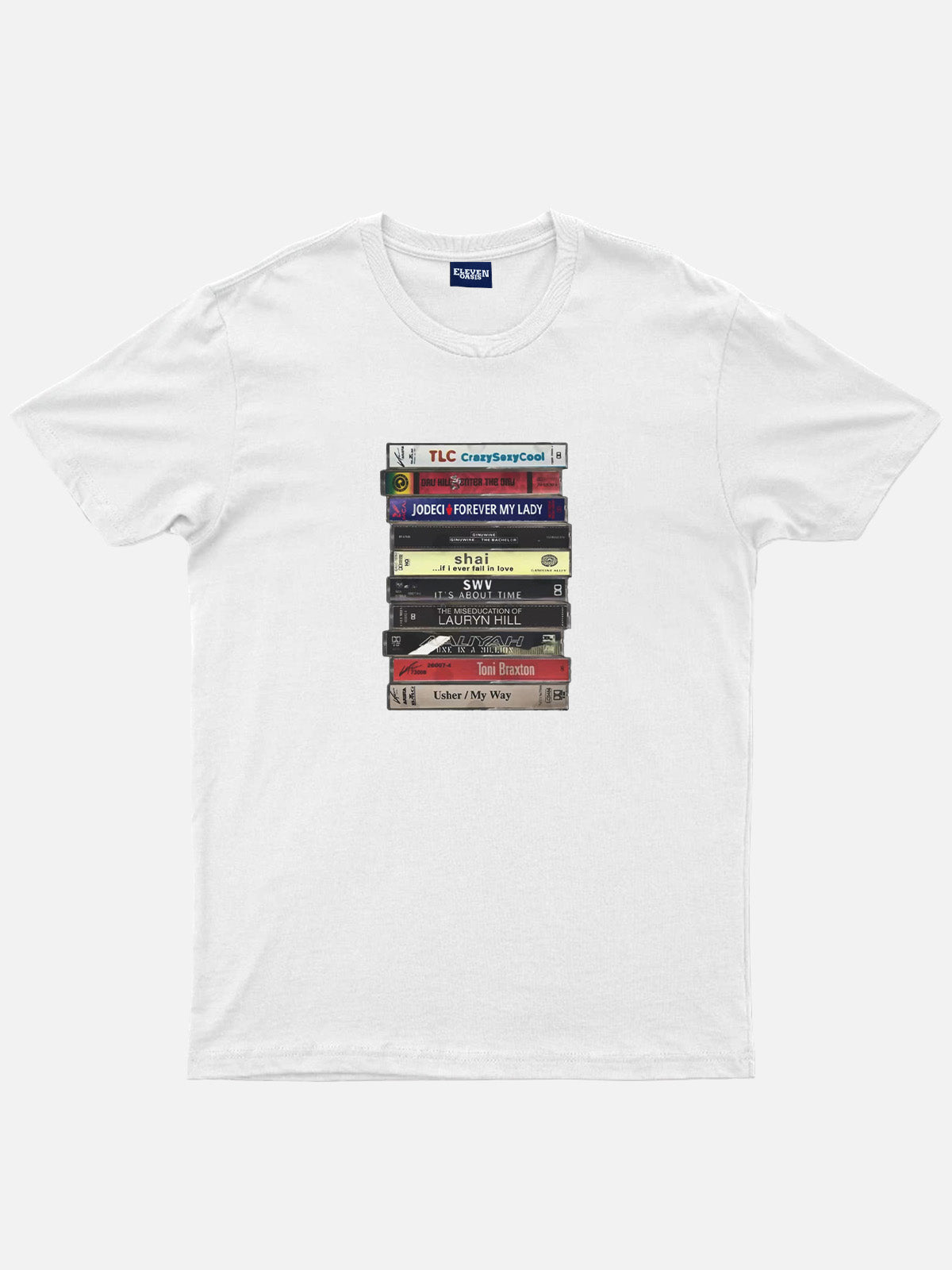 R&B Cassette Stack Cotton Short Sleeve Shirt Eleven Oasis