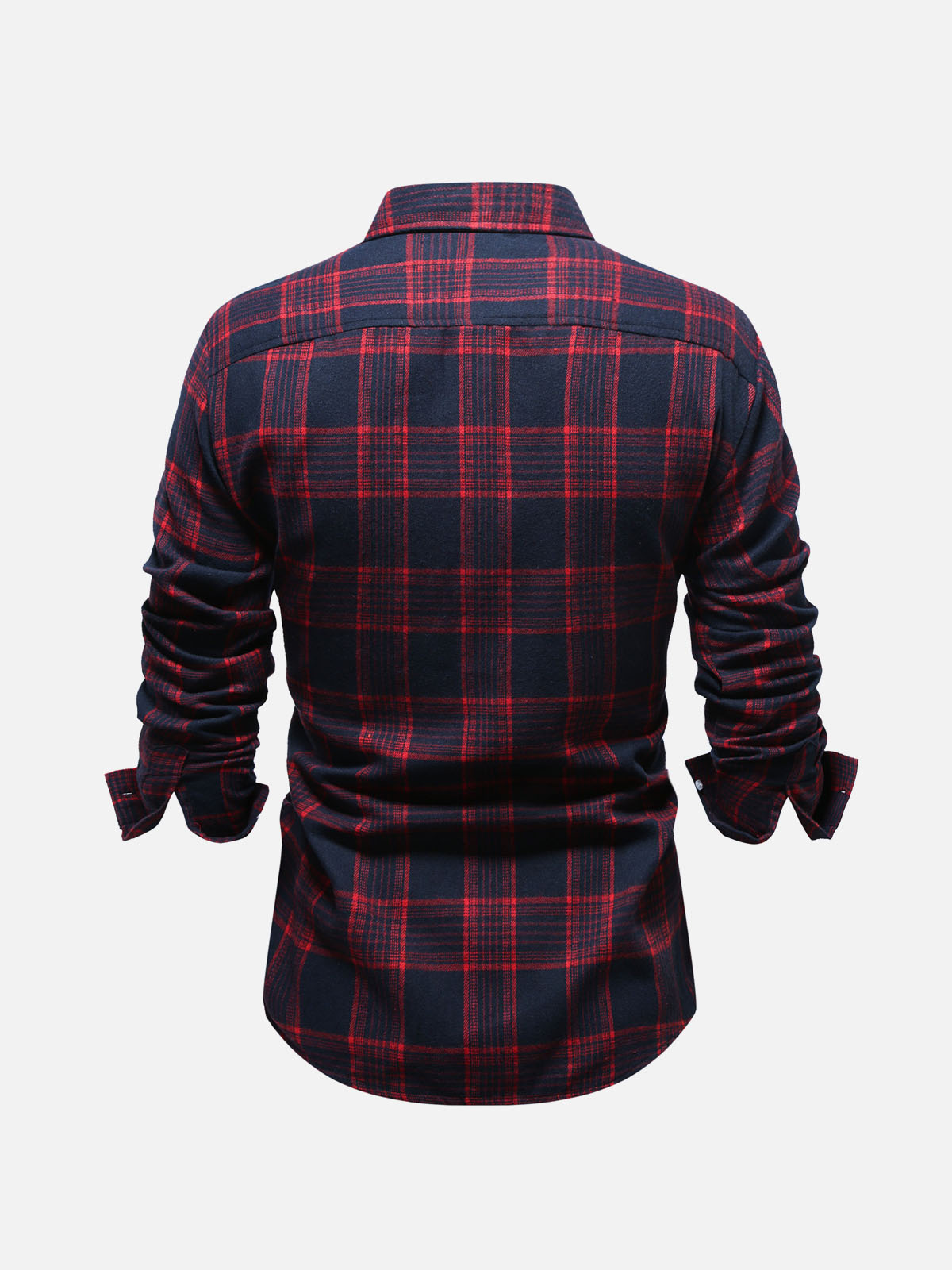 Men's Classic Plaid Long Sleeve Shirt Eleven Oasis
