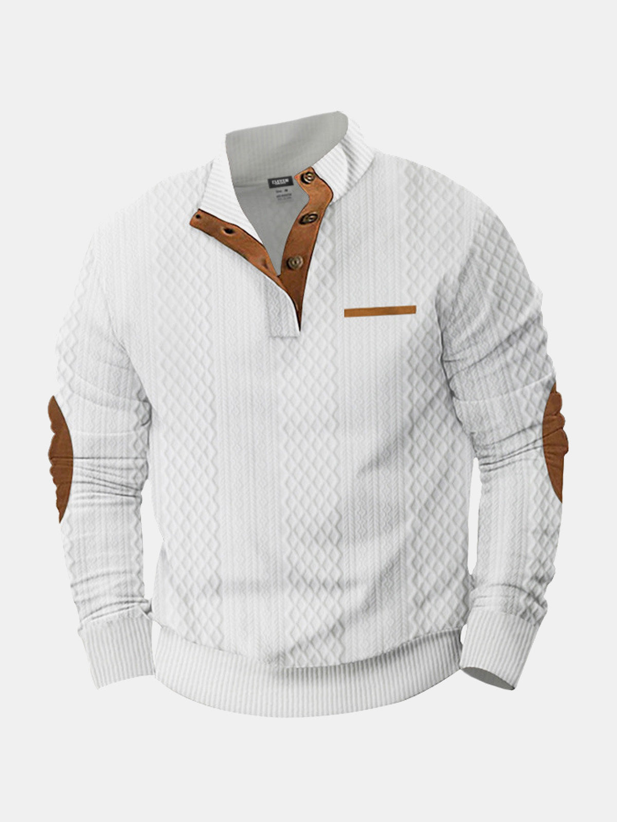 Men's Cable Knit Pullover Sweater ElevenOasis