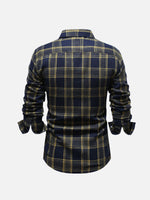 Men's Classic Plaid Long Sleeve Shirt Eleven Oasis