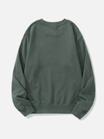 Men's Classic Vintage Detail Crew Neck Sweatshirt Eleven Oasis