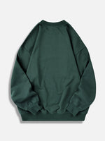 Men's Oversized Cotton Crew Neck Sweatshirt Eleven Oasis
