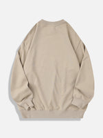 Men's Oversized Cotton Crew Neck Sweatshirt Eleven Oasis