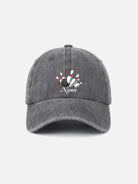 Customizable Washed Cotton Bowling Strike Baseball Cap Eleven Oasis