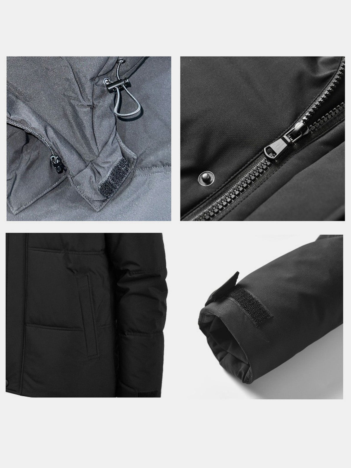 Men's Winter Insulated Hooded Puffer Jacket Eleven Oasis