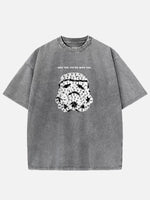 Star Wars May the Fourth Calendar Stormtrooper Acid Wash Cotton T-Shirt Eleven Oasis
