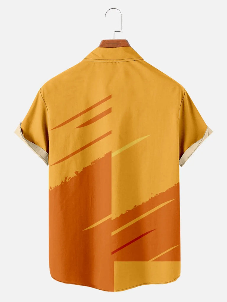Men's Classic Muscle Car Print Short Sleeve ShirtMens short sleeve shirts Big and tall Mens shirts Short sleeve shirts for men Mens 4xl shirts Casual short sleeve shirts