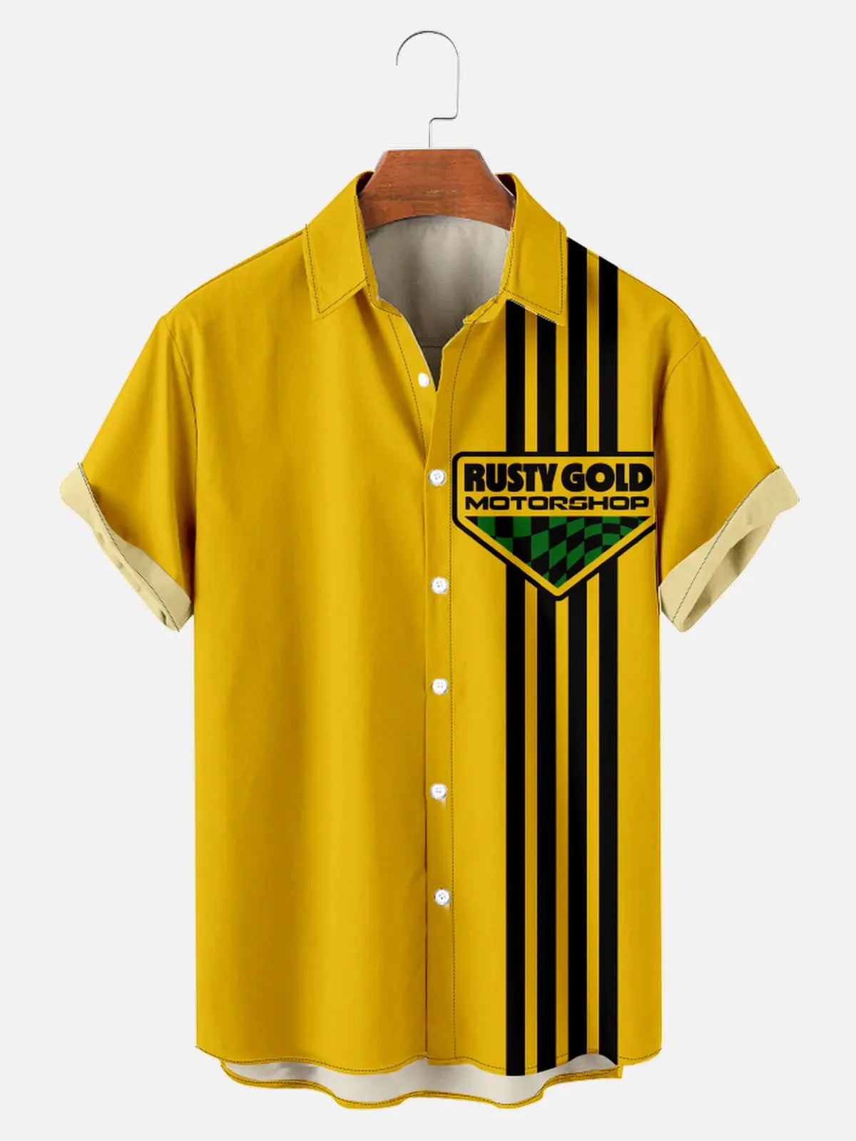 Men's Motorshop Short Sleeve ShirtMens short sleeve shirts Big and tall Mens shirts Short sleeve shirts for men Mens 4xl shirts Casual short sleeve shirts