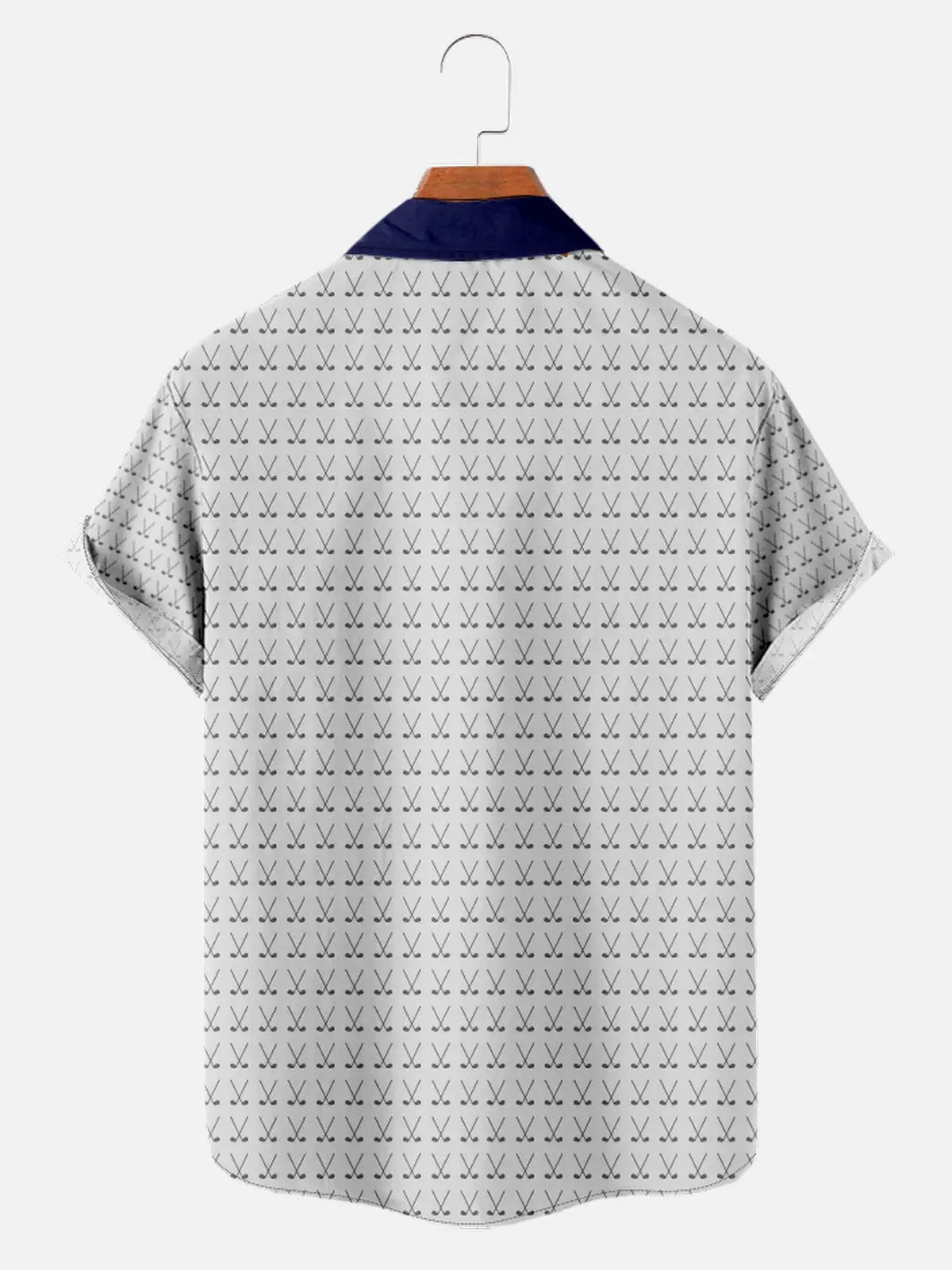 Men's Simple Golf Putters All Over Print Short Sleeve ShirtMens short sleeve shirts Big and tall Mens shirts Short sleeve shirts for men Mens 4xl shirts Casual short sleeve shirts