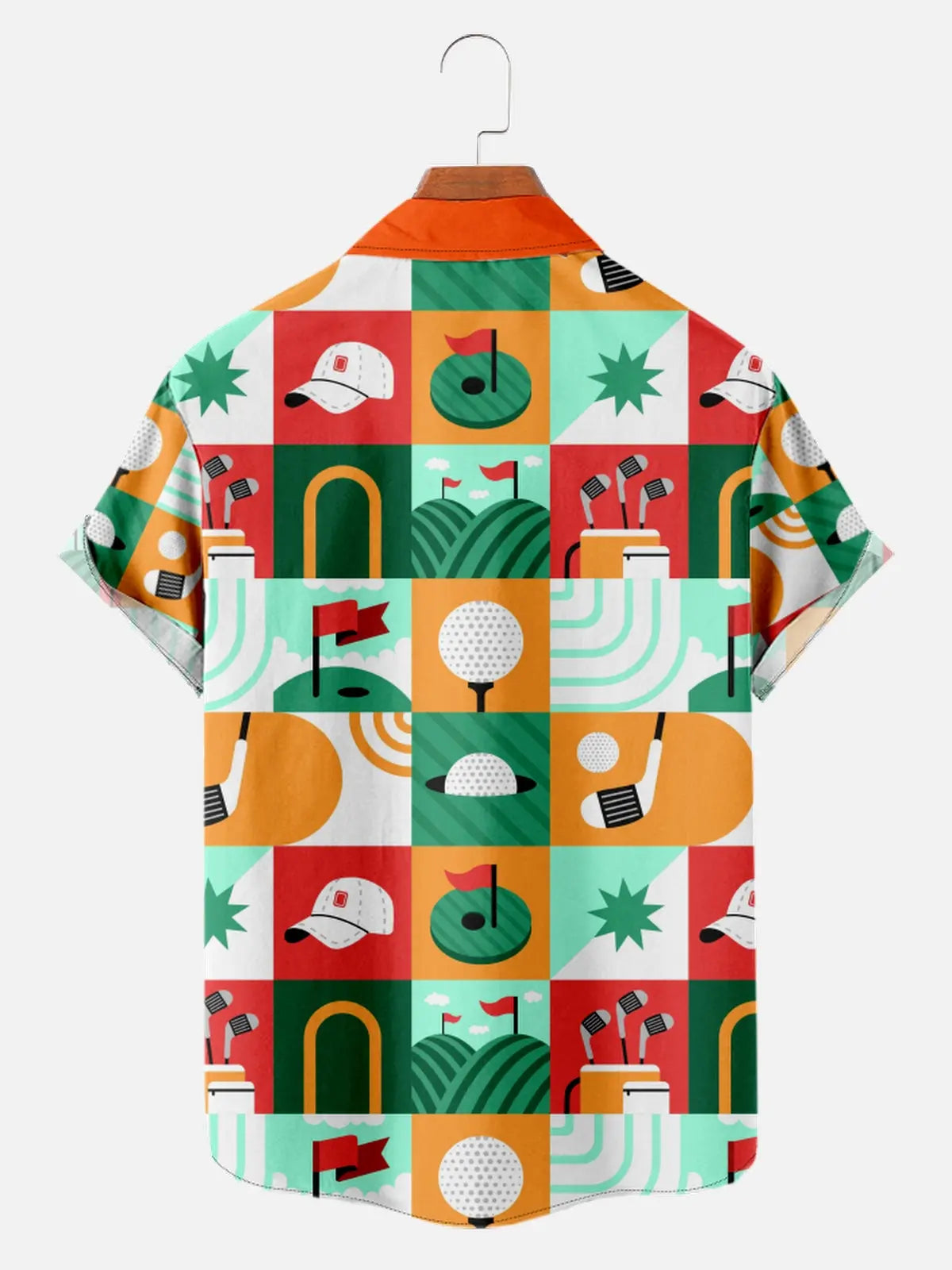 Men's Golf Icon Short Sleeve ShirtMens short sleeve shirts Big and tall Mens shirts Short sleeve shirts for men Mens 4xl shirts Casual short sleeve shirts