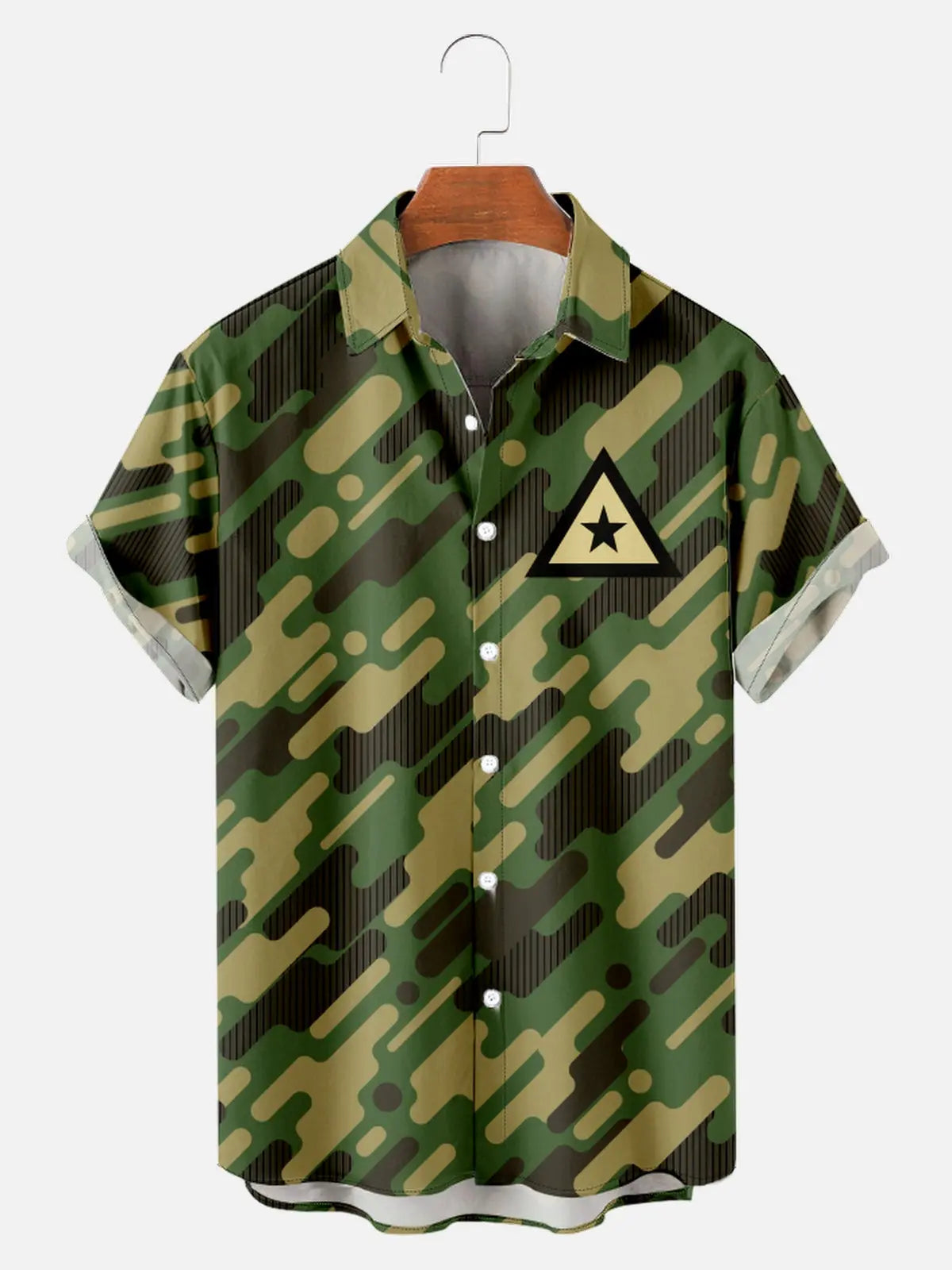 Men's Abstract Camo Print Short Sleeve ShirtMens short sleeve shirts Big and tall Mens shirts Short sleeve shirts for men Mens 4xl shirts Casual short sleeve shirts