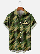 Men's Abstract Camo Print Short Sleeve ShirtMens short sleeve shirts Big and tall Mens shirts Short sleeve shirts for men Mens 4xl shirts Casual short sleeve shirts