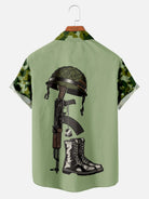 Men's Military-Inspired Camo Print Short Sleeve ShirtMens short sleeve shirts Big and tall Mens shirts Short sleeve shirts for men Mens 4xl shirts Casual short sleeve shirts