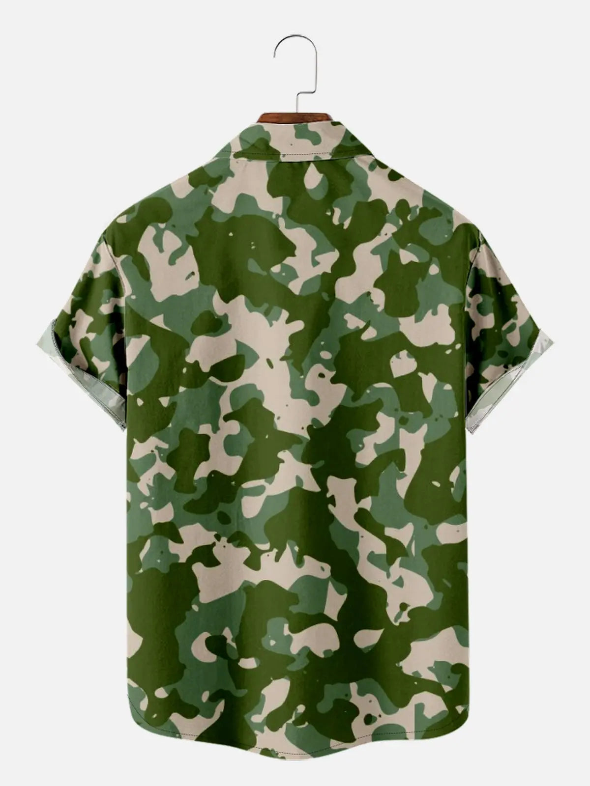 Men's Camo Print with Block Color Short Sleeve ShirtMens short sleeve shirts Big and tall Mens shirts Short sleeve shirts for men Mens 4xl shirts Casual short sleeve shirts