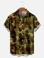 Men's Mosaic Camo Print Short Sleeve ShirtMens short sleeve shirts Big and tall Mens shirts Short sleeve shirts for men Mens 4xl shirts Casual short sleeve shirts