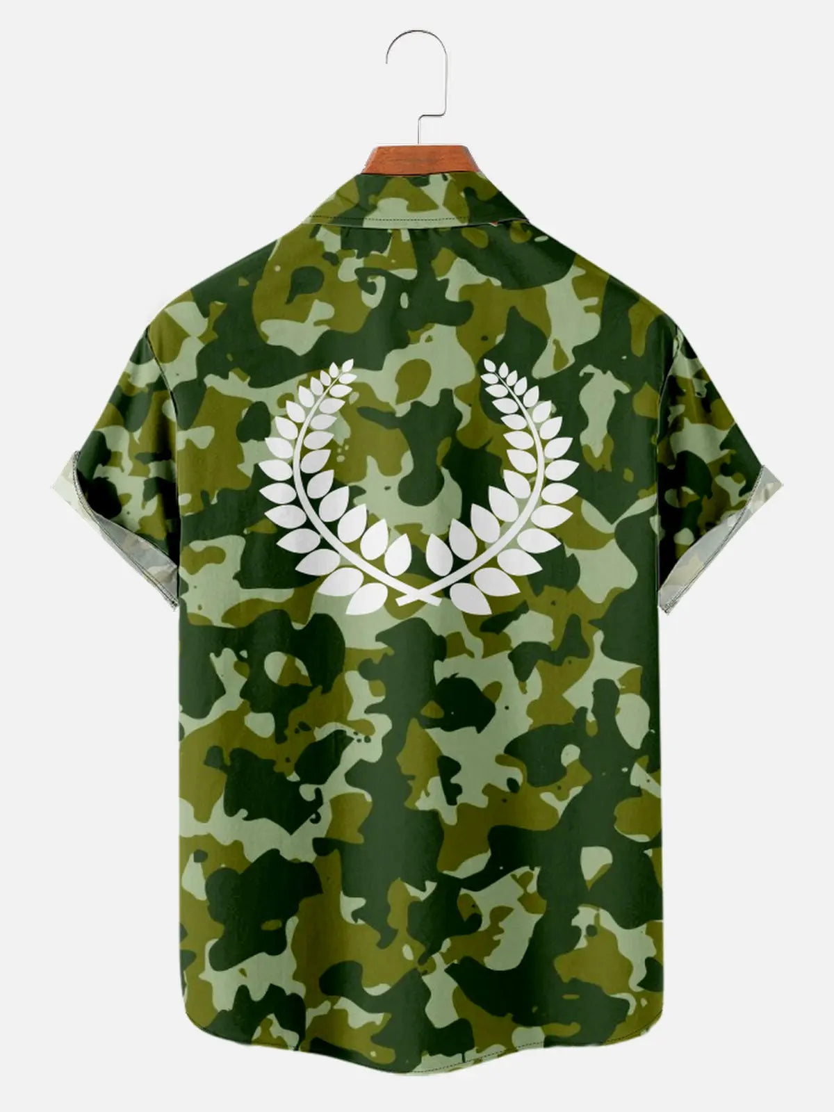 Men's Camo Print Short Sleeve ShirtMens short sleeve shirts Big and tall Mens shirts Short sleeve shirts for men Mens 4xl shirts Casual short sleeve shirts
