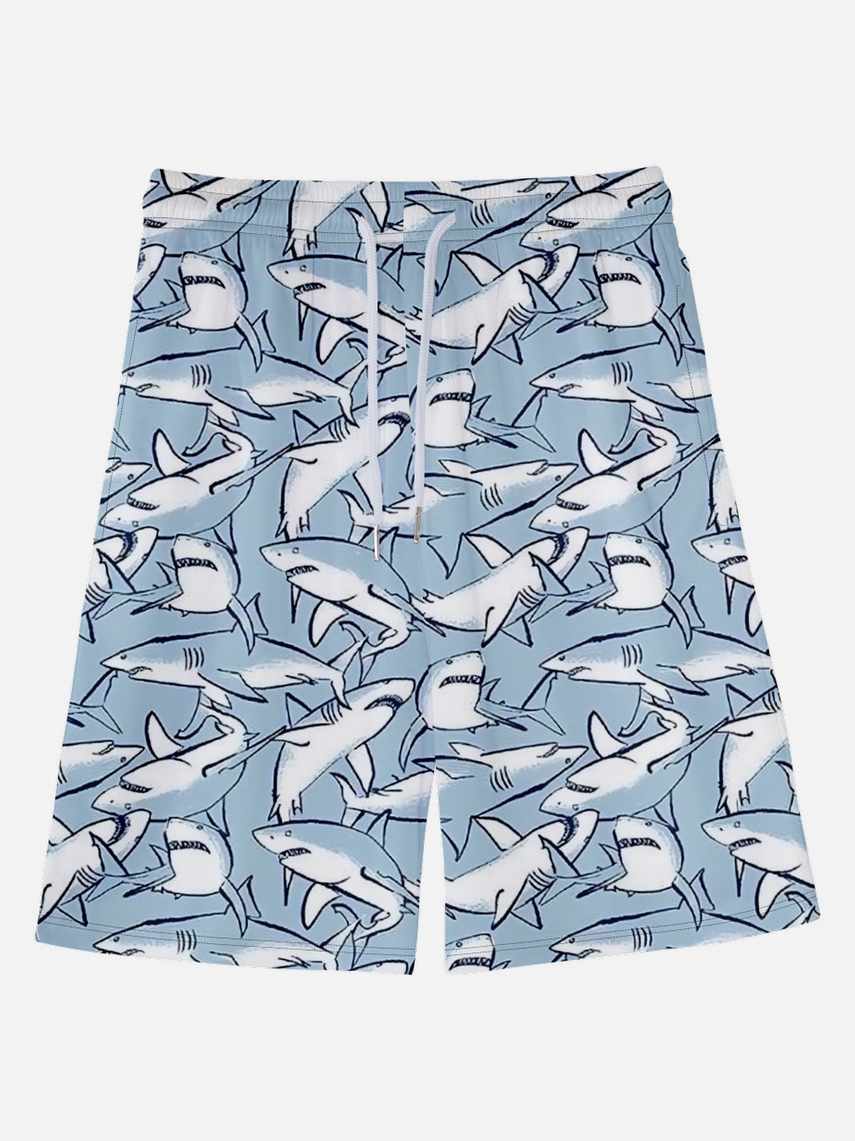 Men's Sharks All Over Print ShortsMens short sleeve shirts Big and tall Mens shirts Short sleeve shirts for men Mens 4xl shirts Casual short sleeve shirts