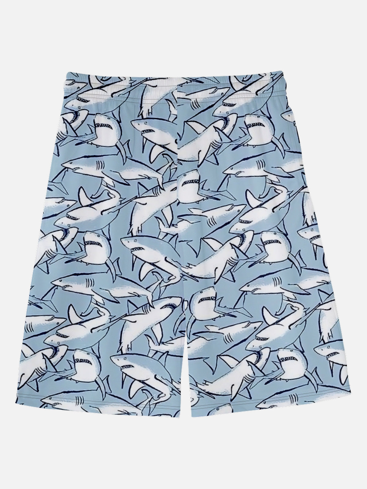 Men's Sharks All Over Print ShortsMens short sleeve shirts Big and tall Mens shirts Short sleeve shirts for men Mens 4xl shirts Casual short sleeve shirts