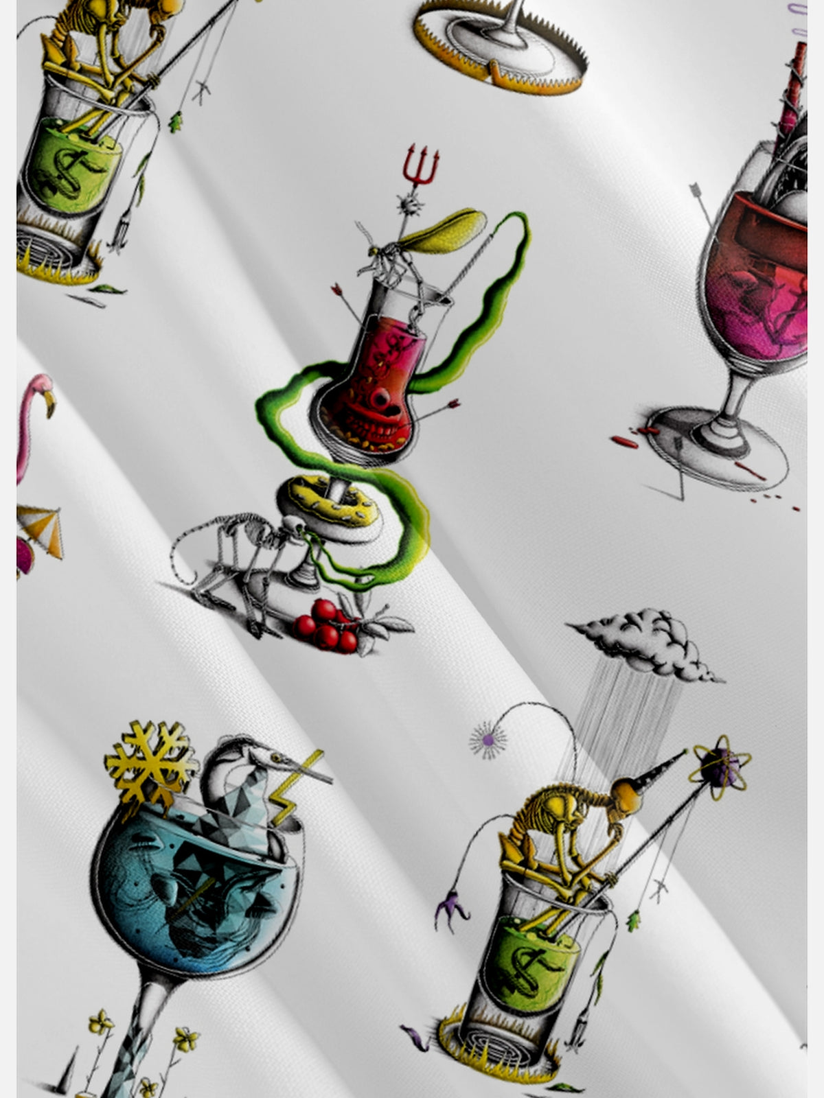 Men's Obscure Cocktails Short Sleeve ShirtMens short sleeve shirts Big and tall Mens shirts Short sleeve shirts for men Mens 4xl shirts Casual short sleeve shirts