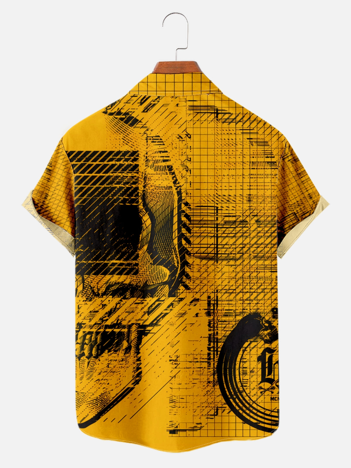 Men's Cyber Skull Short Sleeve ShirtMens short sleeve shirts Big and tall Mens shirts Short sleeve shirts for men Mens 4xl shirts Casual short sleeve shirts