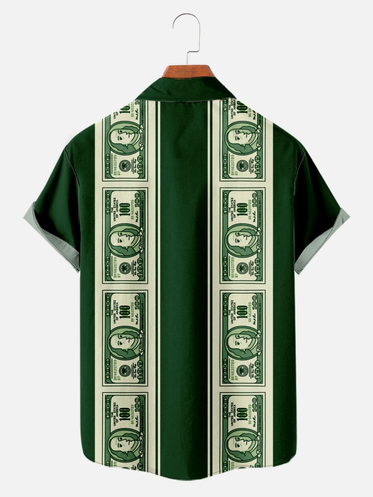 Men's Dollar Bills Bowling Short Sleeve ShirtMens short sleeve shirts Big and tall Mens shirts Short sleeve shirts for men Mens 4xl shirts Casual short sleeve shirts