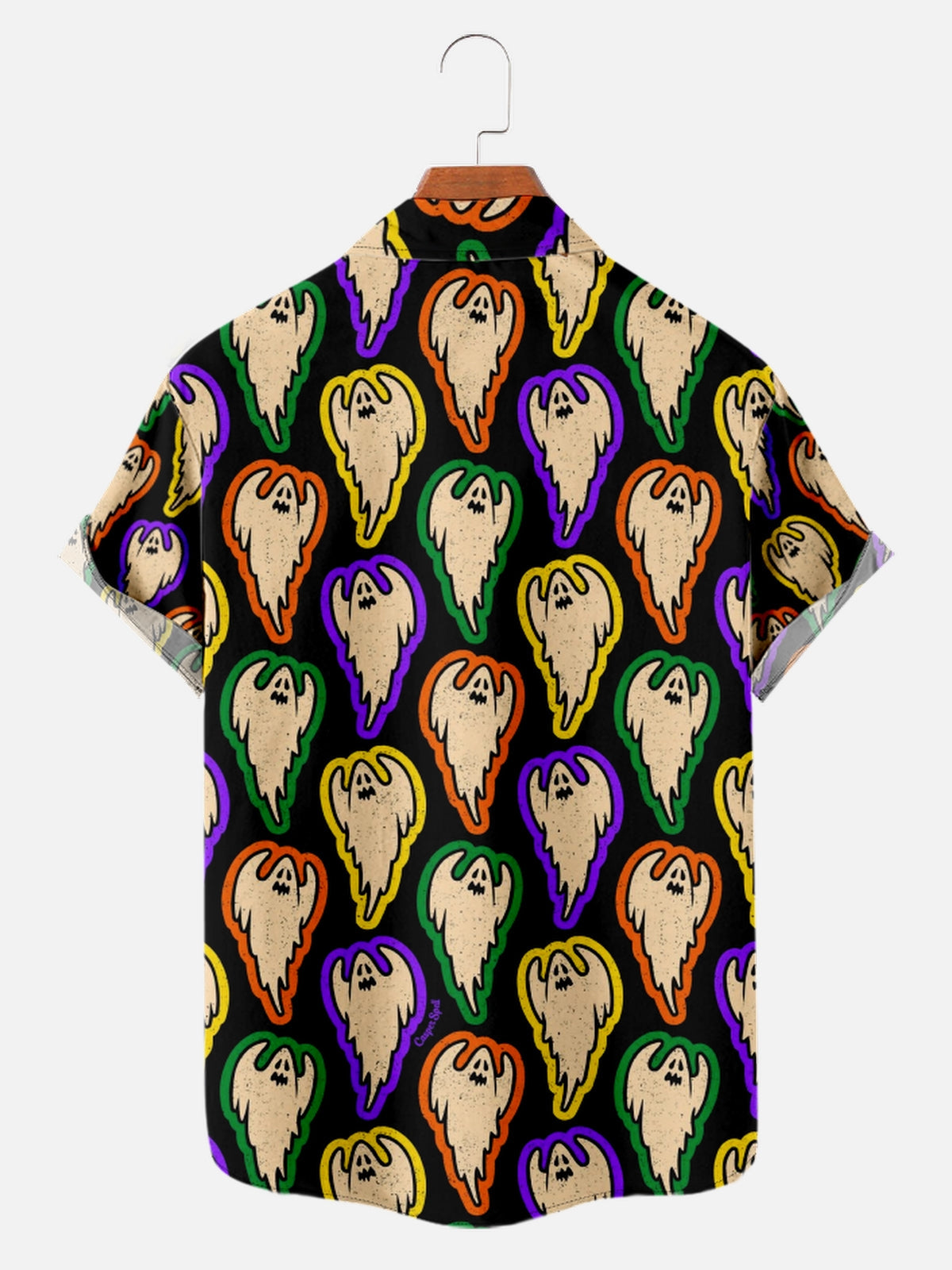 Men's Halloween Spooky Cute Ghosts Short Sleeve ShirtMens short sleeve shirts Big and tall Mens shirts Short sleeve shirts for men Mens 4xl shirts Casual short sleeve shirts