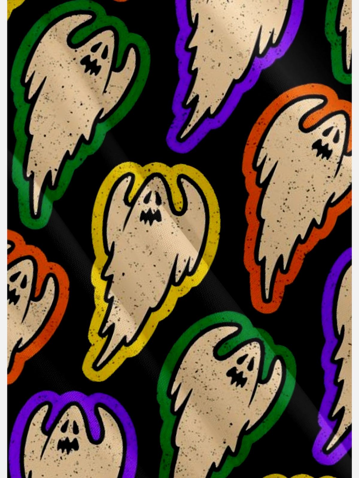 Men's Halloween Spooky Cute Ghosts Short Sleeve ShirtMens short sleeve shirts Big and tall Mens shirts Short sleeve shirts for men Mens 4xl shirts Casual short sleeve shirts