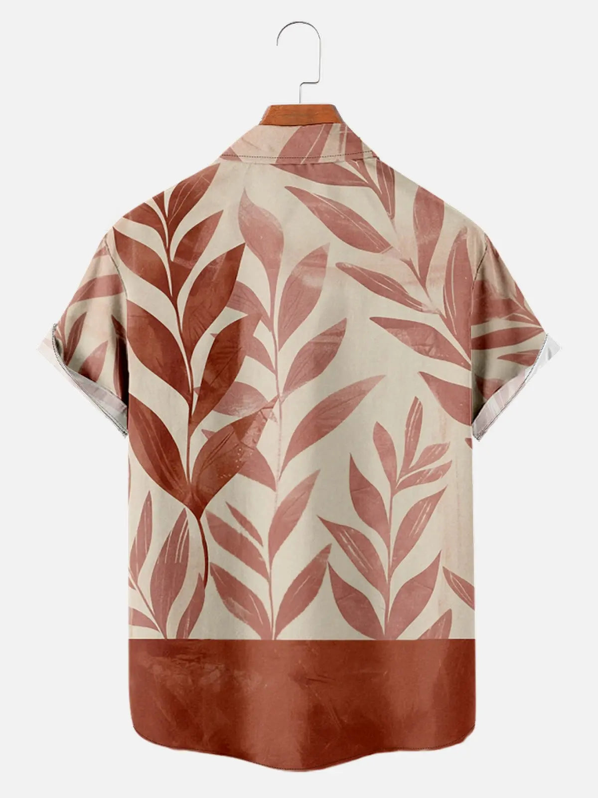 Men's Elegant Cat Sitting with Leaves Short Sleeve ShirtMens short sleeve shirts Big and tall Mens shirts Short sleeve shirts for men Mens 4xl shirts Casual short sleeve shirts