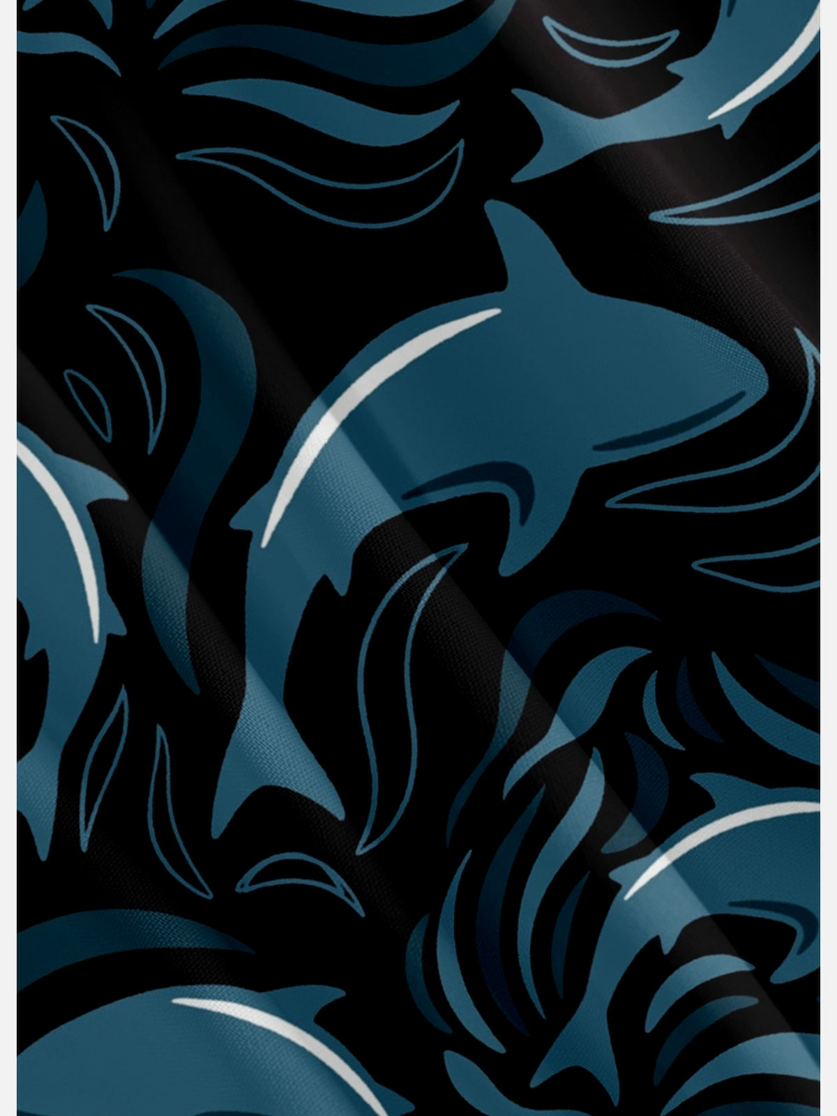 Men's Sharks Swimming in Dark Waters Short Sleeve ShirtMens short sleeve shirts Big and tall Mens shirts Short sleeve shirts for men Mens 4xl shirts Casual short sleeve shirts