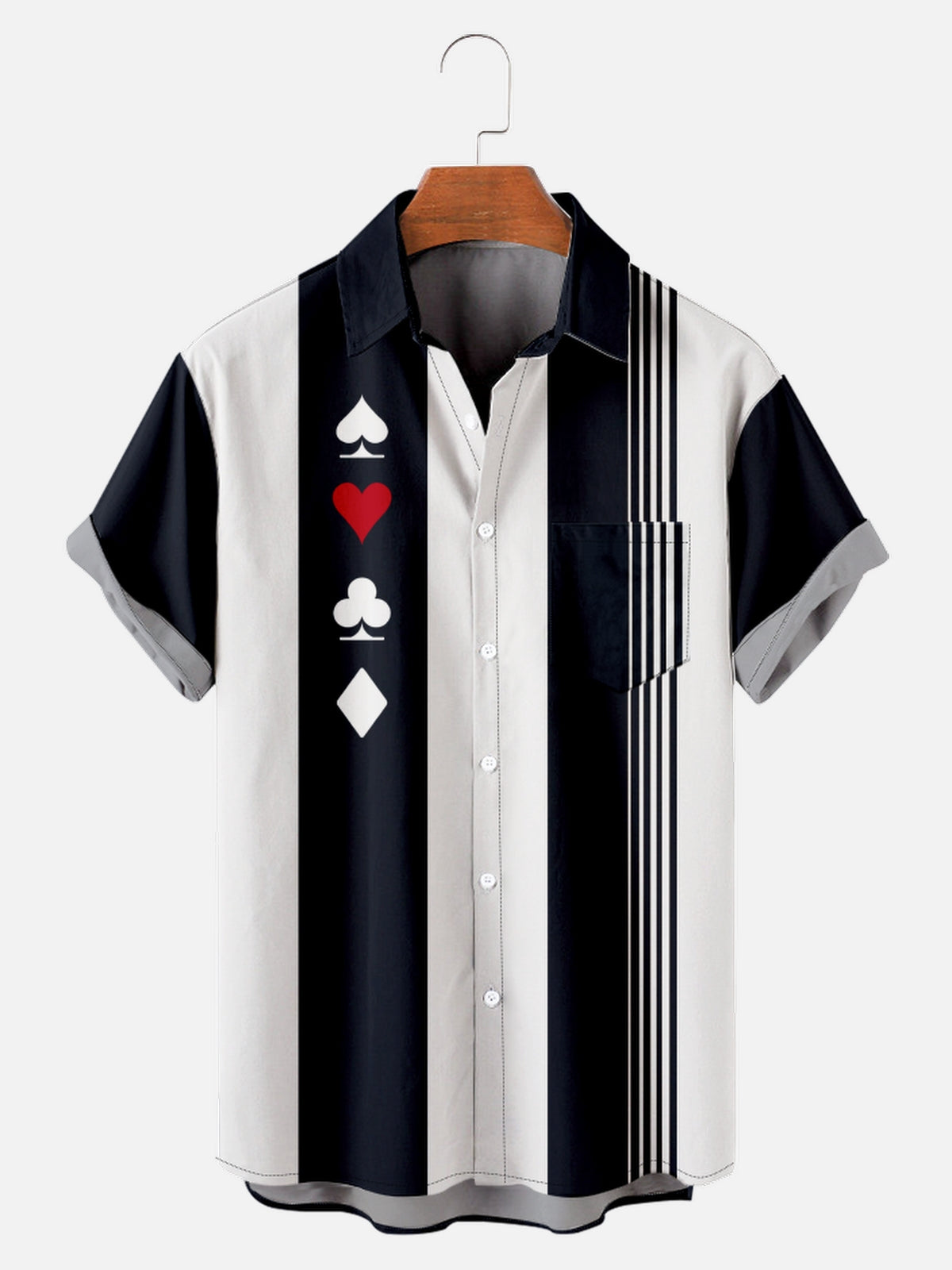 Men's Geometric Print Casual Short Sleeve Hawaiian Bowling ShirtMens short sleeve shirts Big and tall Mens shirts Short sleeve shirts for men Mens 4xl shirts Casual short sleeve shirts