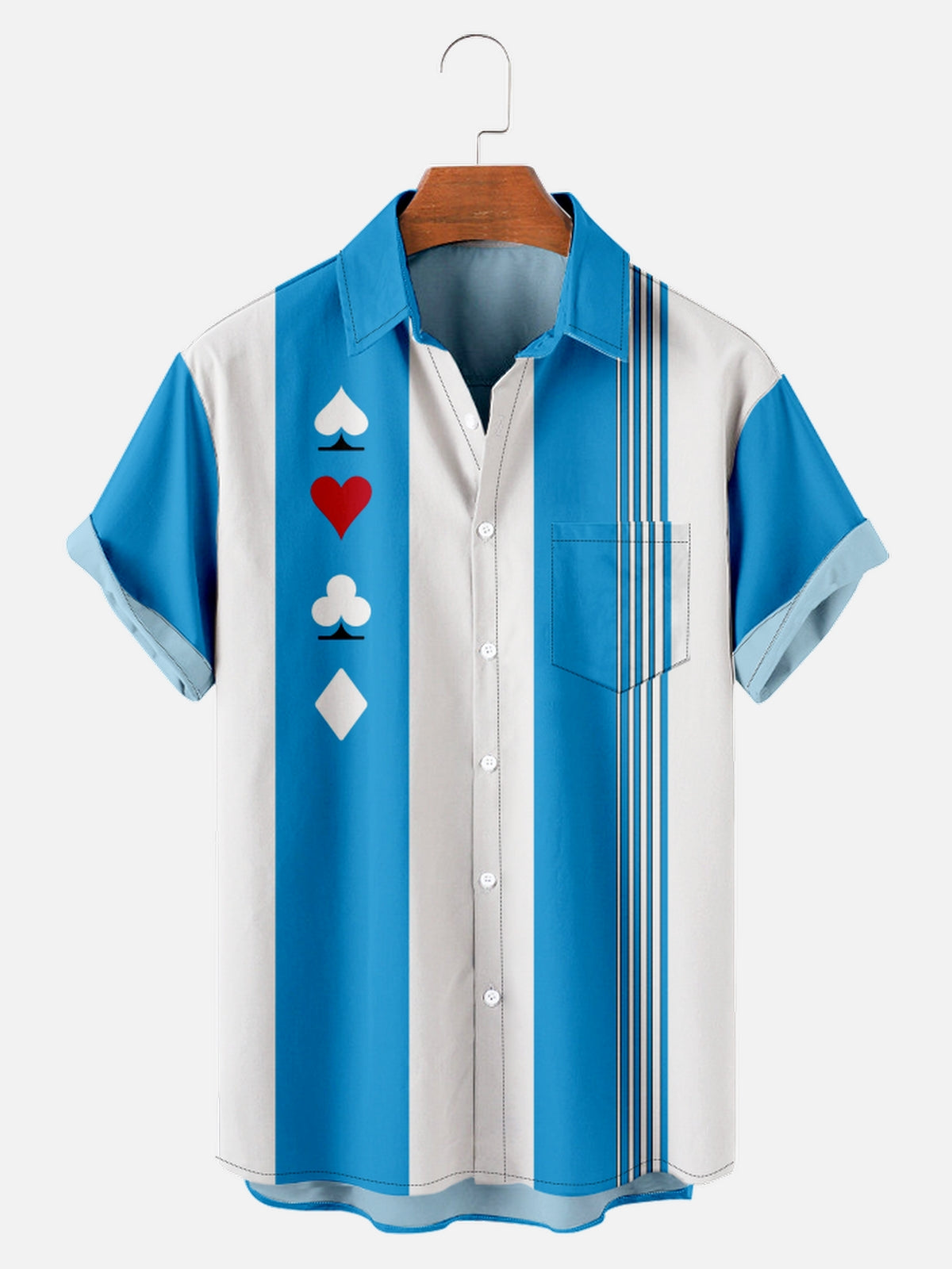 Men's Geometric Print Casual Short Sleeve Hawaiian Bowling ShirtMens short sleeve shirts Big and tall Mens shirts Short sleeve shirts for men Mens 4xl shirts Casual short sleeve shirts