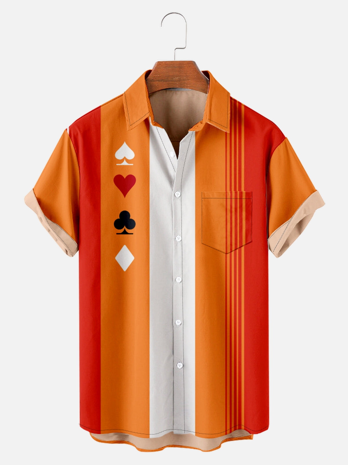 Men's Geometric Print Casual Short Sleeve Hawaiian Bowling ShirtMens short sleeve shirts Big and tall Mens shirts Short sleeve shirts for men Mens 4xl shirts Casual short sleeve shirts