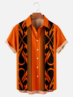 Men's Pinstripe Inspired Hot Rod Basic Every Day Short Sleeve ShirtMens short sleeve shirts Big and tall Mens shirts Short sleeve shirts for men Mens 4xl shirts Casual short sleeve shirts