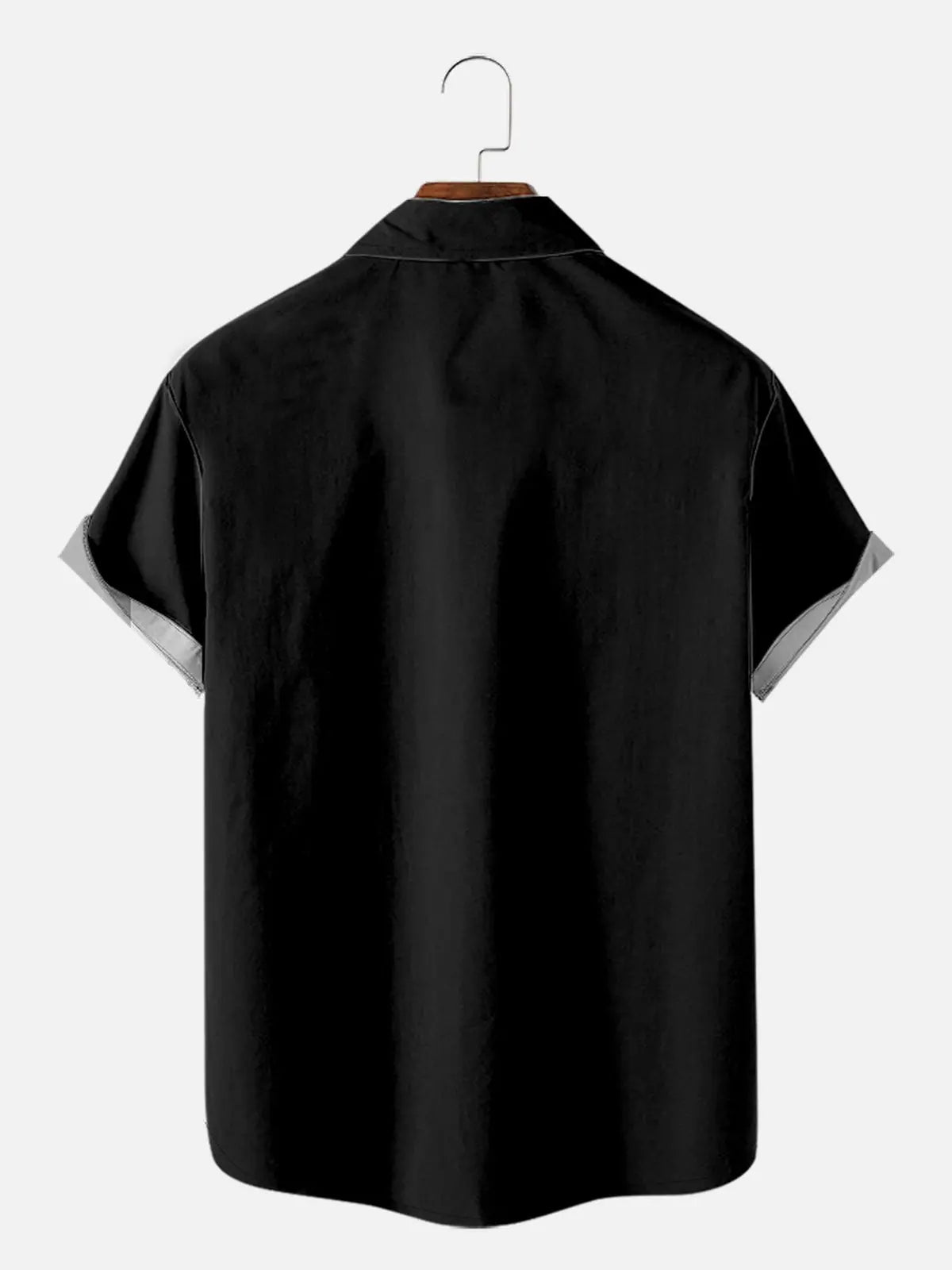 Casual Art Collection Geometric Stripes Color Block Pattern Lapel Short Sleeve Shirt Print TopMens short sleeve shirts Big and tall Mens shirts Short sleeve shirts for men Mens 4xl shirts Casual short sleeve shirts