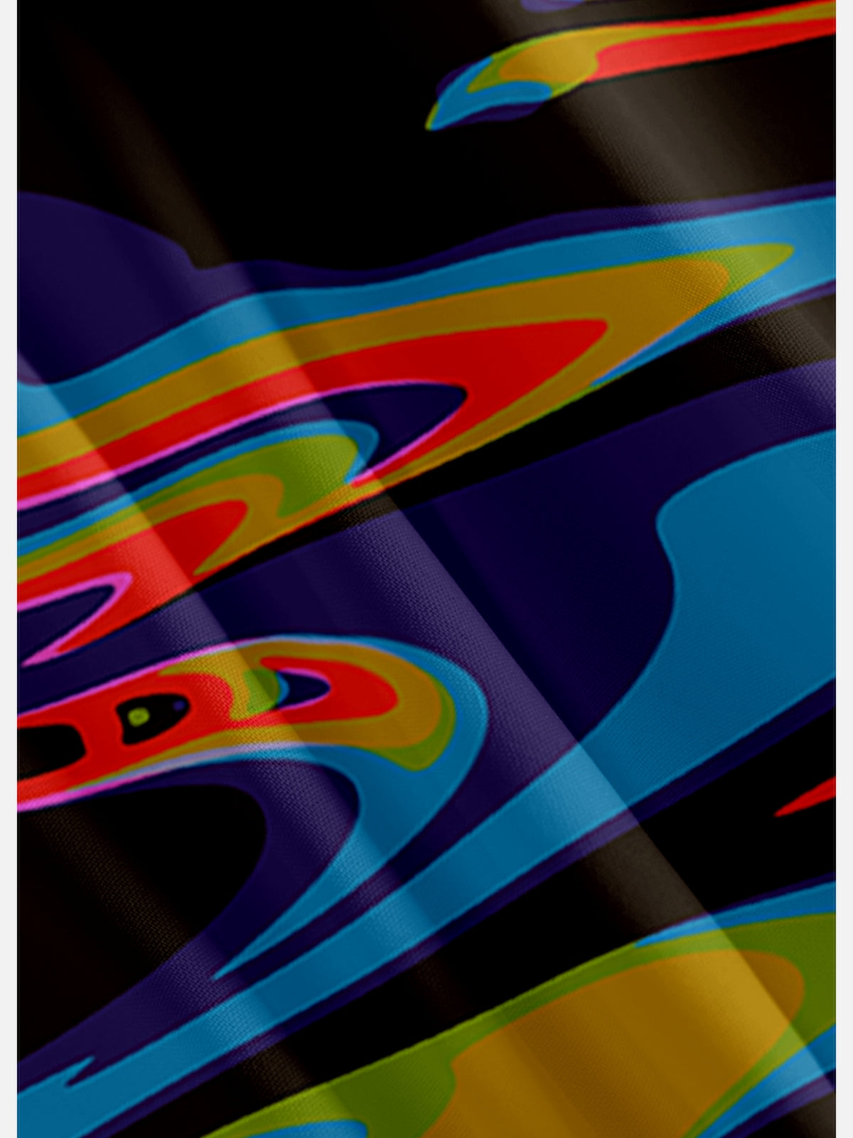 Men's 70s Inspired Colorful Paint Swirls Short Sleeve Shirt, mens short sleeve shirts¡ê?big and tall mens shirts¡ê?short sleeve shirts for men¡ê?mens 4xl shirts¡ê?casual short sleeve shirts
