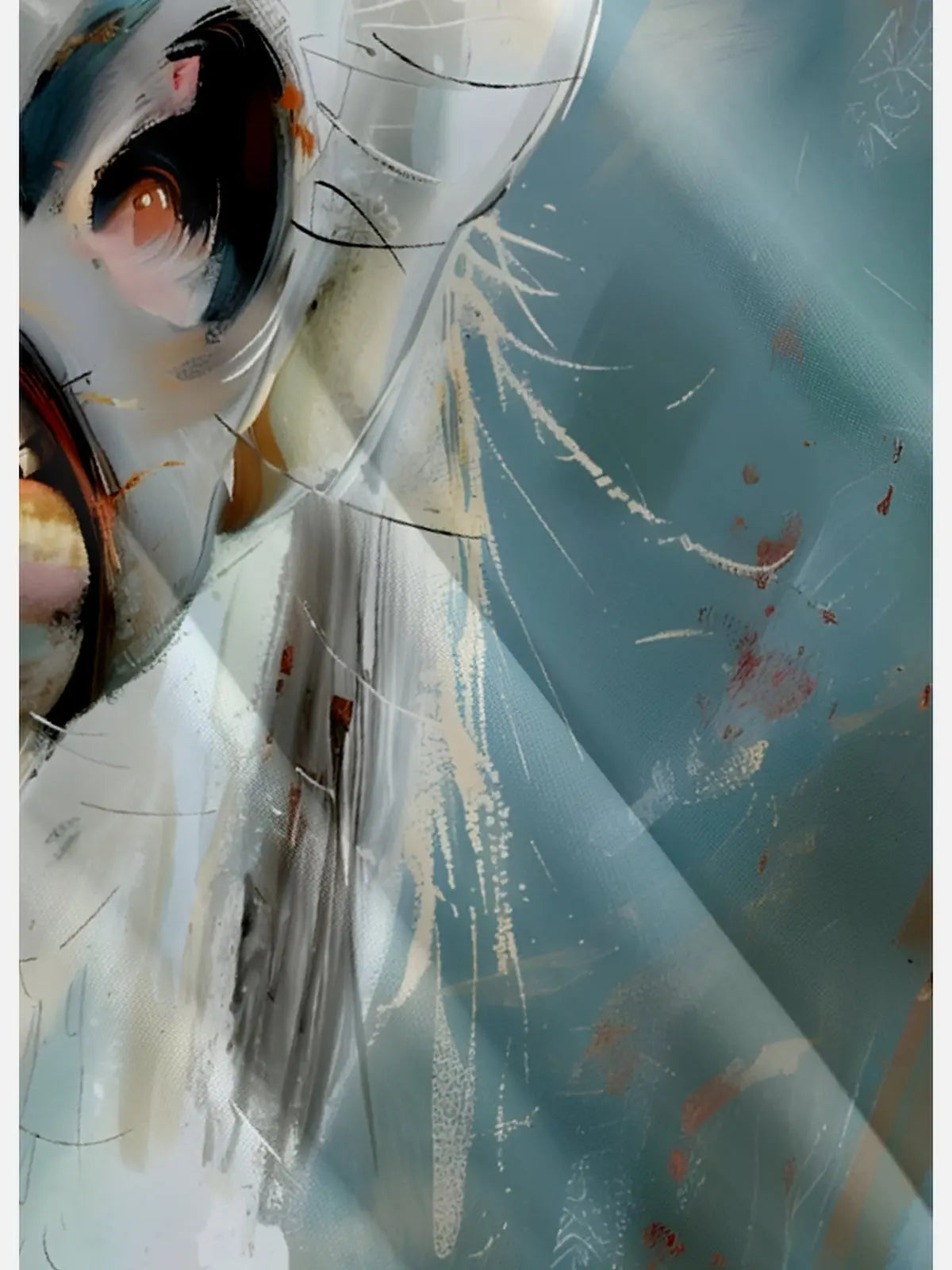 Men's Grumpy Angry Oil Painted Horse Short Sleeve Shirt, mens short sleeve shirts??¡ìo?big and tall mens shirts??¡ìo?short sleeve shirts for men??¡ìo?mens 4xl shirts??¡ìo?casual short sleeve shirts