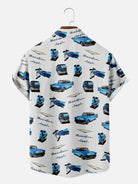 Men's All Over Print Blue Chevrolet Bel Air 1957 Short Sleeve Shirt, mens short sleeve shirts?????¡§??o?big and tall mens shirts?????¡§??o?short sleeve shirts for men?????¡§??o?mens 4xl shirts?????¡§??o?casual short sleeve shirts