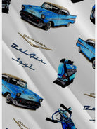 Men's All Over Print Blue Chevrolet Bel Air 1957 Short Sleeve Shirt, mens short sleeve shirts?????¡§??o?big and tall mens shirts?????¡§??o?short sleeve shirts for men?????¡§??o?mens 4xl shirts?????¡§??o?casual short sleeve shirts
