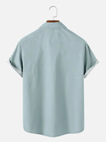 Tall Men's Funny Here for the Beer Striped Bowling Short Sleeve Shirt Eleven Oasis